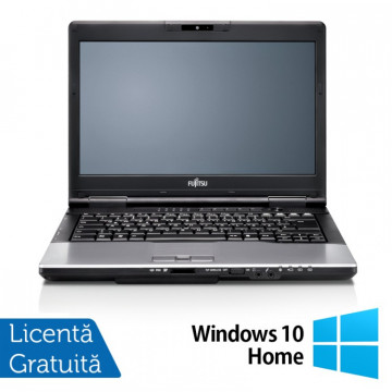 Laptop FUJITSU SIEMENS Lifebook S752, Intel Core i3-3110M 2.40GHz, 4GB DDR3, 320GB SATA, DVD-RW + Windows 10 Home, 14 Inch, Refurbished Laptopuri Refurbished