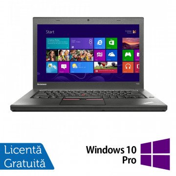Laptop LENOVO ThinkPad T450, Intel Core i5-5300U 2.30GHz, 8GB DDR3, 120GB SSD, 14 Inch + Windows 10 Pro Laptopuri Refurbished