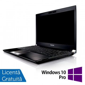 Laptop Toshiba Portege R830-13C, Intel Core I5-2520M 2.50GHz, 4GB DDR3, 320GB SATA, DVD-RW, 13.3 Inch, Webcam + Windows 10 Pro, Refurbished Laptopuri Refurbished