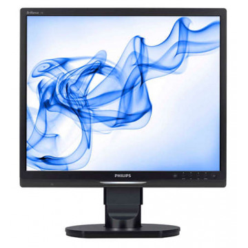 Monitor Philips 19S1, 19 Inch LCD, 1280 x 1024, VGA, DVI, USB, Grad A-, Second Hand Monitoare cu Pret Redus