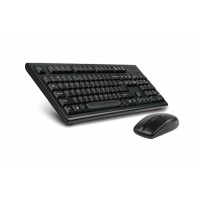 Kit Wireless Tastatura si Mouse A4TECH - 3100N, Black