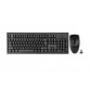 Kit Wireless Tastatura si Mouse A4TECH - 3100N, Black Periferice