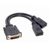 Adaptoare & Cabluri - Adaptor cablu video DMS-59 la 2x DP, Calculatoare Componente PC Second Hand Adaptoare & Cabluri
