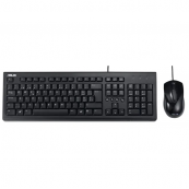 Kit Tastatura + Mouse Wired ASUS U2000, USB, Negru Periferice
