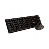 Mouse - KIT wireless SPACER, tastatura wireless + mouse wireless, black, SPDS-1100, Componente & Accesorii Periferice Mouse