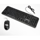 Kit Tastatura + Mouse SPACER SPDS-1691, Qwerty, USB, 18 taste multimedia, 800 dpi, Negru Periferice