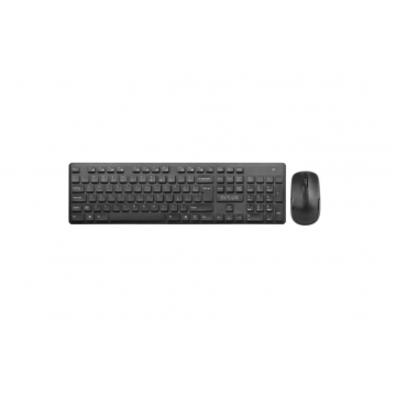 Kit Tastatura si Mouse DELUX, "KA150+KA150G", wireless, 104 taste format standard, mouse , 3/1 butoane, negru Periferice