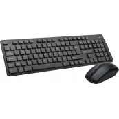 Kit Tastatura si Mouse DELUX, "KA150+M136", wireless, 104 taste format standard, mouse , 3/1 butoane, negru Periferice