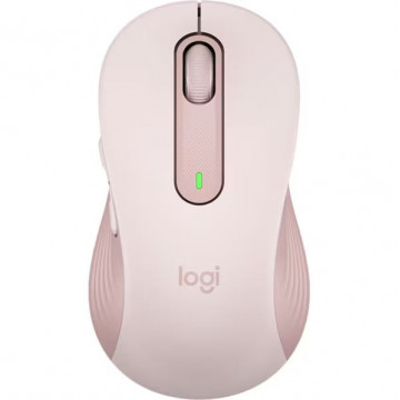 Mouse Wireless Nou LOGITECH Signature M650 Large, Dual Mode, 2000 dpi, Bluetooth, Roz Mouse 1