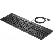 Periferice - Tastatura HP USB Business Slim, Negru, Componente & Accesorii Periferice