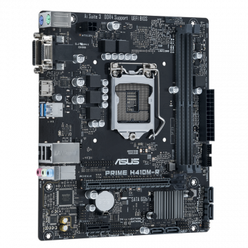 Placa de baza Second Hand Asus PRIME H410M-R, Socket 1200, mATX, Shield, Cooler + Procesor Intel Core i5-10400 2.90GHz, 12MB Cache Placa de baza + Procesor 1