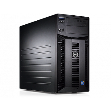 Server Dell PowerEdge T310 Tower, Intel Core i3-540 3.06GHz, 8GB DDR3-ECC, Hard Disk 1TB SATA, Raid Perc H200, Idrac 6 Enterprise, 2 PSU Hot Swap Servere second hand