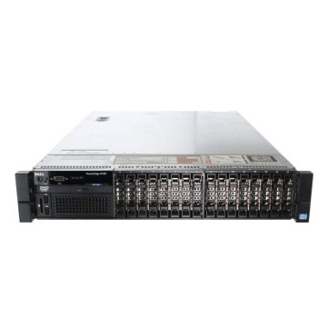 Server Dell PowerEdge R720, 2x Intel Xeon Hexa Core E5-2640 2.50GHz - 3.00GHz, 128GB DDR3 ECC, 2 x 900GB HDD SAS/10K + 6 x 1.2TB SAS/10k, Raid Perc H710 mini, Idrac 7, 2 surse HS, Refurbished Servere second hand