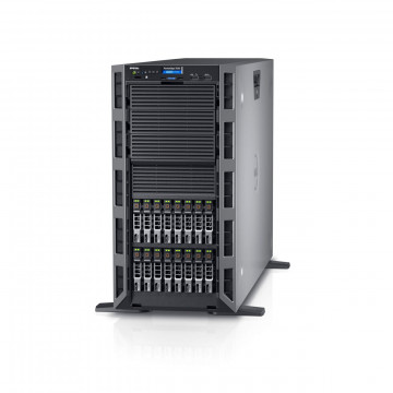 Server Refurbished Dell PowerEdge T630 Tower, 1 x Intel Deca Core Xeon E5-2660 V3 2.60 - 3.30GHz, 64GB DDR4 ECC REG, 2 x SSD 1TB Samsung Evo + 2 x 1.2TB HDD SAS/10k, RAID PERC H730P/2GB, iDrac8 Enterprise, 2 X PSU 750W Servere Refurbished 1