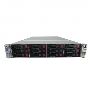 Server HP ProLiant DL380p G8 2U, 2x CPU Intel Hexa Core Xeon E5-2620 v2 2.10GHz - 2.60GHz, 128GB DDR3 ECC, 2 x SSD 240GB + 2x3TB SATA/7.2K, Raid P420/1GB, iLO4 Advanced, 2 Port x10 Gigabit SFP, 2xSurse Hot Swap, Second Hand Servere second hand