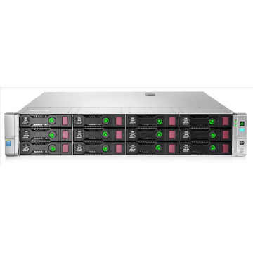 Server HP ProLiant DL380 G9 2U 2 x Intel Xeon 14-Core E5-2680 V4 2.40 - 3.30GHz, 128GB DDR4 ECC Reg, 2 x 480GB SSD + 4 x 2TB HDD SATA, Raid P440ar/2GB, 4 x 1Gb Ethernet, iLO 4 Advanced, 2xSurse HS, Refurbished Servere second hand