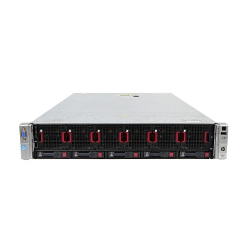 Server HP ProLiant DL560 G8 2U, 4 x CPU Intel Hexa Core Xeon E5-4610 2.40GHz - 2.90GHz, 256GB DDR3 ECC, 2 X SSD 480GB, Raid P420i/1GB, iLO4 Advanced, 4 Port xGigabit, 2x Surse Hot Swap, Refurbished Servere second hand 1