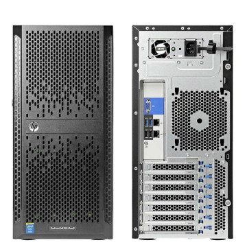 Server Refurbished HP ProLiant ML150 G9 Tower, 1 x Intel Xeon 10-Core E5-2630 V4 2.2 - 3.1GHz, 32GB DDR4, 1 x SSD 512GB SATA + 2 x 2TB HDD SATA/7.2k, Raid HP B140i SATA only (RAID 0, 1, and RAID 5), 2 x Gigabit , iLO 4 Advanced, DVD-RW, Sursa 550W Servere 1