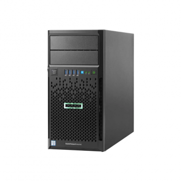 Server Refurbished HP ProLiant ML30 G9 Tower, Intel Xeon E3-1220 V5 4 Core 3.0 - 3.5GHz, 32GB DDR4, 2 x 1TB HDD SATA/7.2k Genuine HP, Raid HP B140i SATA only (RAID 0, 1, and RAID 5), 2 x Gigabit , iLO 4 Advanced, Sursa 350W Servere Refurbished 1