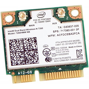 Modul Intel Dual Band Wireless-N 7260 WLAN + Bluetooth 4.0, Mini-PCI Express, Second Hand Componente Laptop 1