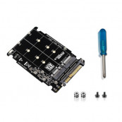 Adaptoare & Cabluri - Adaptor Servere Nou de la M.2/2230/2242/2260/2280 la U2, 2in1 NVMe-PCI-e&SATA U.2 SFF-8639, Calculatoare Componente PC Second Hand Adaptoare & Cabluri