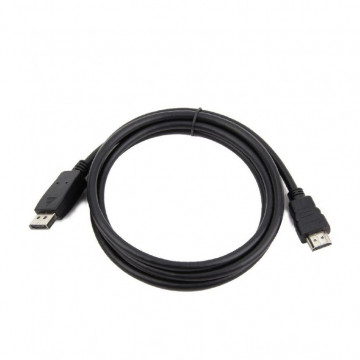 Cablu de la Display Port (DP) tata catre HDMI tata, negru, 2m, Negru Componente Calculator