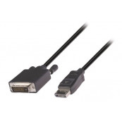 Adaptoare & Cabluri - Cablu video DisplayPort (T) la DVI-D (T), 2m, Calculatoare Componente PC Second Hand Adaptoare & Cabluri