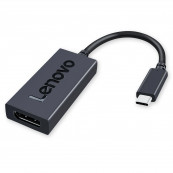 Adaptoare & Cabluri - Cablu Adaptor Video Lenovo, de la USB-C la Display Port, 20 cm, Calculatoare Componente PC Second Hand Adaptoare & Cabluri