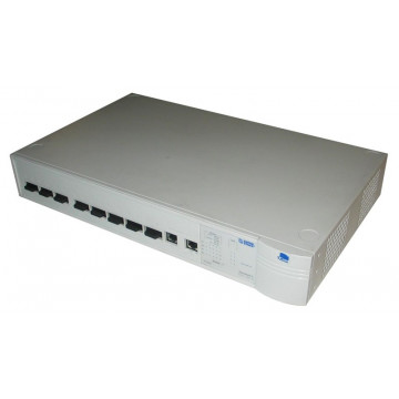 3COM SuperStack II Switch 3300 FX, 8 porturi fibra, 2 porturi RJ-45, Rackabil, Second Hand Servere & Retelistica