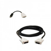 Adaptoare & Cabluri - Adaptor cablu DisplayPort to DVI-D + cablu DVI-D to DVI-D, Calculatoare Componente PC Second Hand Adaptoare & Cabluri