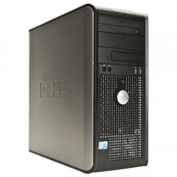 Calculator Dell Optiplex 760 Tower, Intel Pentium E5400 2.70GHz, 4GB DDR2, 250GB SATA, DVD-RW, Second Hand Calculatoare Second Hand