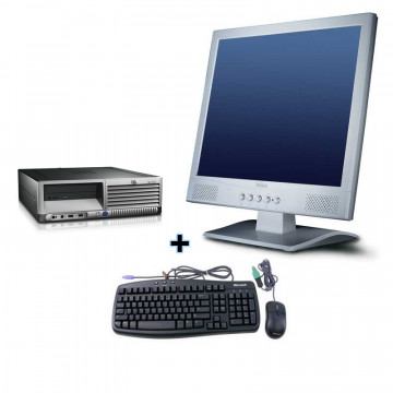 HP DC7100 Intel Pentium 4, 2.8GHz, 512mb, 40gb + Monitor 17 LCD 