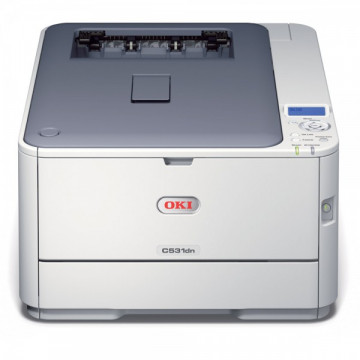 Imprimanta Laser Color OKI C531DN, Duplex, A4, 31ppm, 1200 x 600dpi, Retea, USB Imprimante Second Hand
