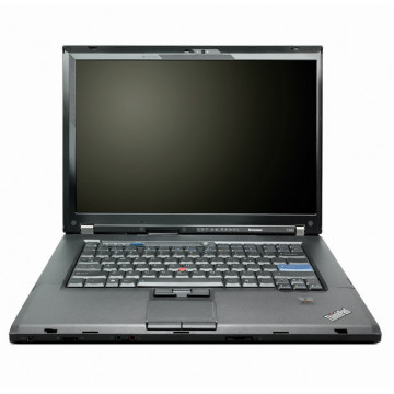 Laptop LENOVO T500, Intel Core 2 Duo P8600 2.40GHz, 3GB DDR3, 160GB SATA, DVD-RW, Fara Webcam, 15.4 Inch, Second Hand Laptopuri Second Hand