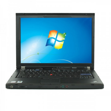 Laptop LENOVO ThinkPad T400, Intel Core 2 Duo P8600 2.40GHz, 2GB DDR3, 160GB SATA, DVD-RW, 14 Inch, Fara Webcam Laptopuri Second Hand