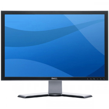 Monitor Dell UltraSharp 2407WFP, 24 Inch LCD, 1920 x 1200, VGA, DVI, Second Hand Monitoare Second Hand