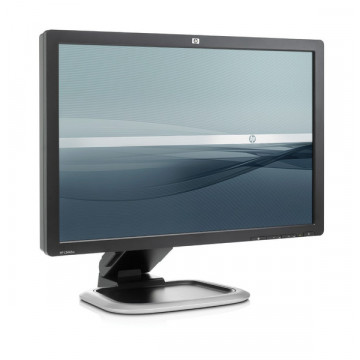 Monitor LCD HP L2445w, 24 Inch, 1920 x 1200, VGA, DVI, Grad A-, Second Hand Monitoare Second Hand