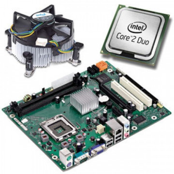 Placa de baza pentru Fujitsu Esprimo P2560 SFF, DDR3, SATA, Socket LGA 775 + Procesor Intel Pentium E6700 3.20GHz + Cooler