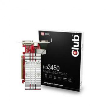 Placa Video ATI CLUB 3D HD 3450 PCI-E 256MB DDR-2 