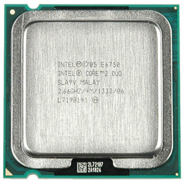 Procesor Intel  Core 2 Duo E6750, 2.60GHz, 1333MHz FSB, 4MB Cache, Socket LGA 775 Componente Calculator