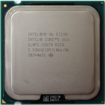 Procesor Intel Core 2 Duo E7200, 3M Cache, 2.53 GHz, 1066 MHz FSB Componente Calculator