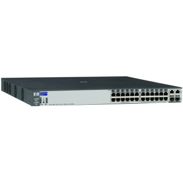 Switch HP Procurve 2626 (J4900B), 24 porturi 10/100, 2 mini- Gbic, Serial RS232 Retelistica