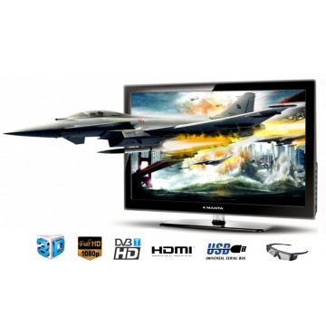 TV 3D  LCD 42, Tuner DVB-T MPEG4 HD H264, USB 