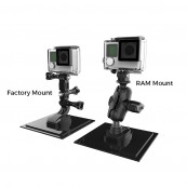RAM® Ball Adapter for GoPro® Bases with Universal Action Camera Adapter Software & Diverse