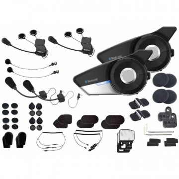 Intercom moto Sena 20S EVO DUAL PACK, Bluetooth 4.1, full HD Audio, Advanced Noise Control™  1