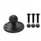 RAM® Round Plate with Ball & Mounting Hardware for Garmin Striker + More Software & Diverse 2