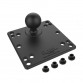 RAM® 100x100mm VESA Plate with Ball  2