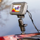 RAM® Track Ball™ Double Ball Mount for Lowrance Hook² & Reveal Series Software & Diverse 6