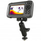 RAM® Track Ball™ Double Ball Mount for Lowrance Hook² & Reveal Series Software & Diverse 2