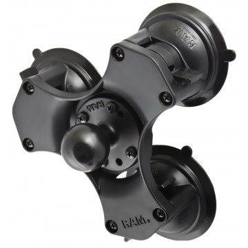 RAM® Twist Lock™ Triple Suction Cup Ball Base 